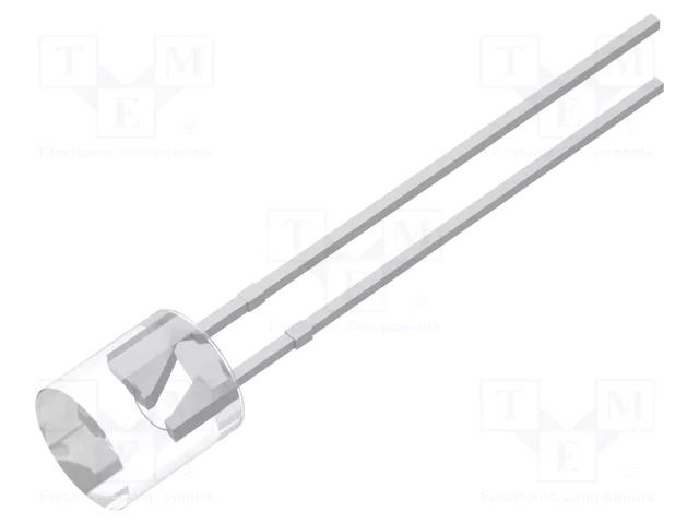Phototransistor; THT; 5mm; λp max: 520nm; Lens: transparent Token PT-IC-AC-5-PN-520