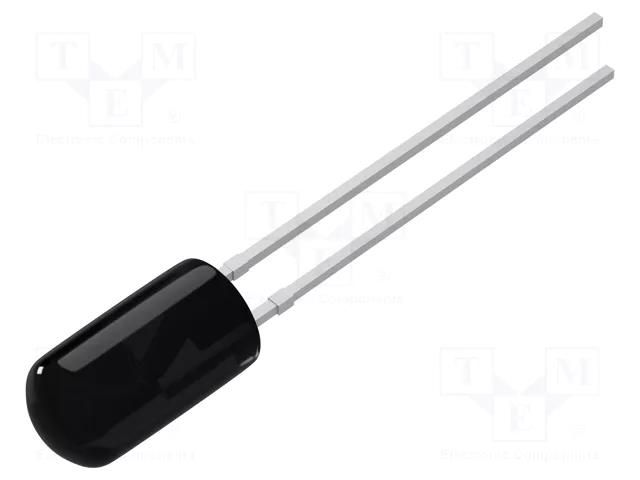 Phototransistor; 3mm; λp max: 940nm; 30V; Lens: black; Front: convex Token PT-A2-DC-3-BE-940