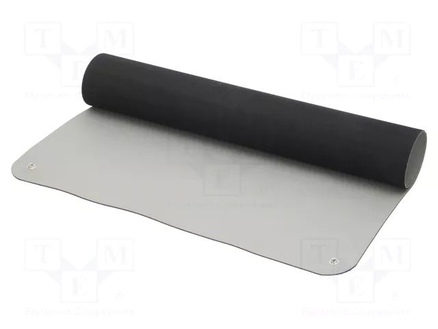 Mat: bench; ESD; grey (bright); L: 0.9m; Width: 0.6m; Thick: 2mm STATICTEC PRT-STW414013