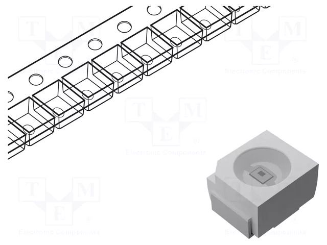 Phototransistor; SMD; 70mW; Dim: 3.5x2.8x1.9mm; λp max: 850nm; 30V Token PT-A1-AC-3528-850