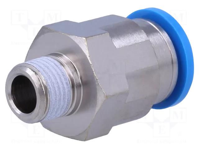 Push-in fitting; straight; -0.95÷6bar; Gasket: NBR caoutchouc; QS FESTO QS-1/8-10