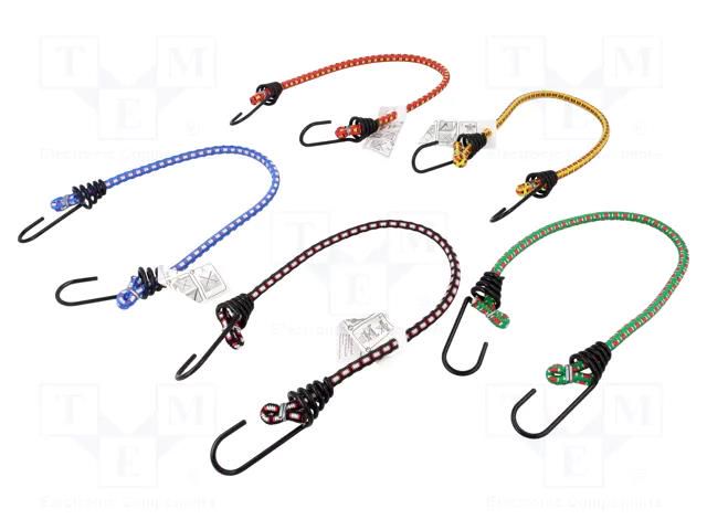 Tensioning rubber bands; L: 0.5m; 5pcs. WOLFCRAFT WF3293000
