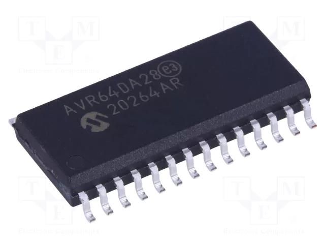 IC: AVR microcontroller; SO28; 1.8÷5.5VDC; Cmp: 3; AVR64; AVR-DA MICROCHIP TECHNOLOGY AVR64DA28-I/SO