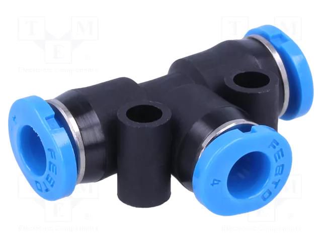 Push-in fitting; T-tap splitter; -0.95÷6bar; PBT; QSM; Øout: 4mm FESTO QSMT-4