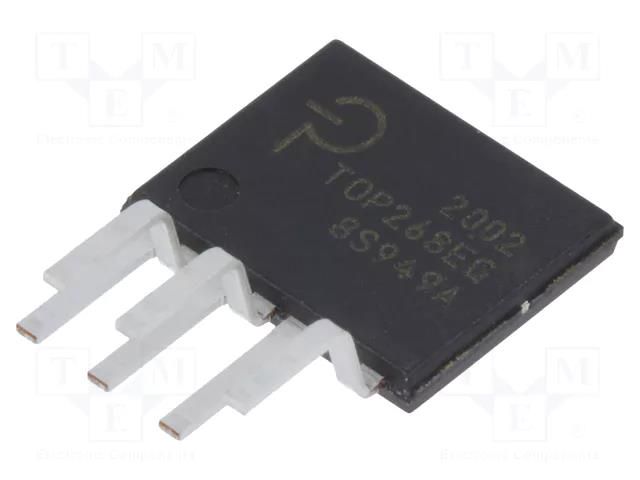 IC: PMIC; AC/DC switcher,SMPS controller; 59.4÷145kHz; eSIP-7C POWER INTEGRATIONS TOP268EG