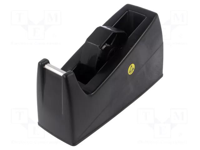 Tape dispensers; ESD; electrically conductive material; black STATICTEC PRT-STS1070