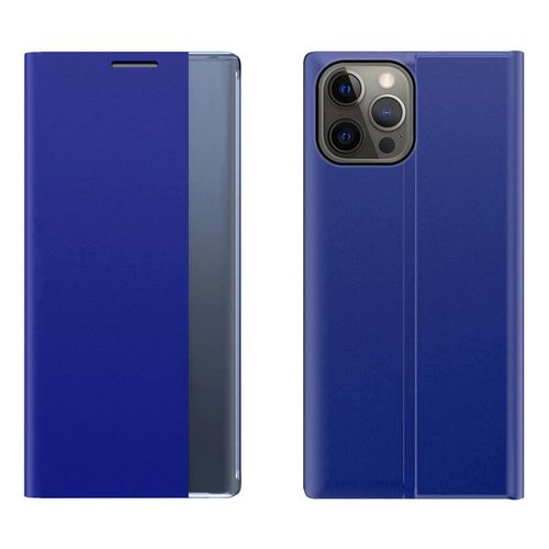 Sleep Case Bookcase Type Case with Smart Window for iPhone 13 Pro blue, Hurtel 5907769334207 5907769334207