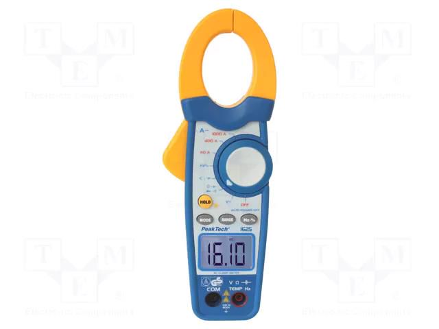 Meter: multifunction; digital,pincers type; LCD; Sampling: 2x/s PEAKTECH PKT-P1610