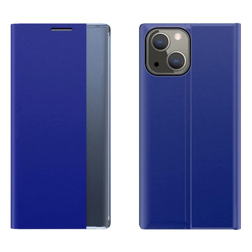 Sleep Case Bookcase Type Case with Smart Window for iPhone 13 blue, Hurtel 5907769334221 5907769334221