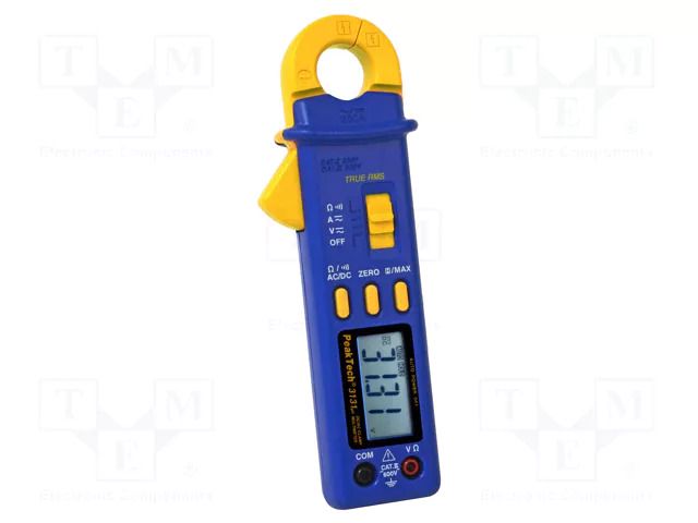Meter: multifunction; digital,pincers type; Øcable: 22mm; LCD PEAKTECH PKT-P3131