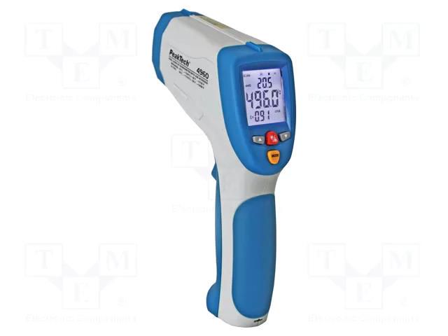 Infrared thermometer; LCD; -50÷1200°C; Accur.(IR): ±(1%+1°C) PEAKTECH PKT-P4960