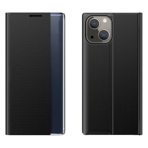 Sleep Case Bookcase Type Case with Smart Window for iPhone 13 mini black, Hurtel 5907769334245 5907769334245