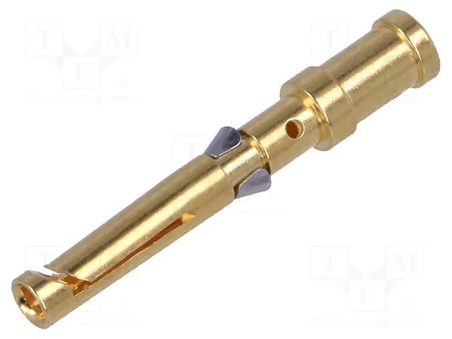 Contact; female; copper alloy; gold-plated; 1.5mm2; 16AWG; bulk DEGSON ELECTRONICS 10A-GF-1.5