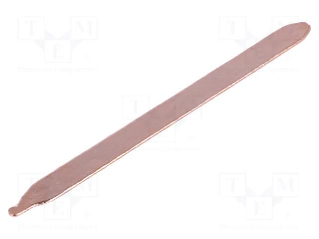 Heatsink: heat pipe; flat; natural; L: 100mm; copper; raw; 12W Wakefield Thermal 120229