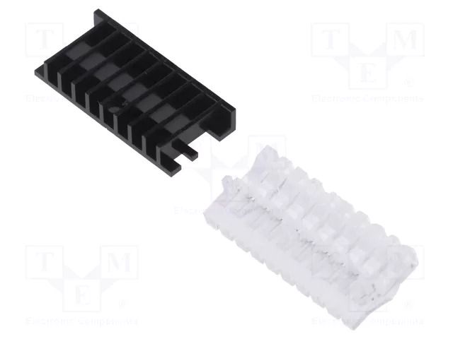 Fiber for LED; 1.7x3mm; No.of mod: 10; rectangular; Front: flat MENTOR 1278.1010