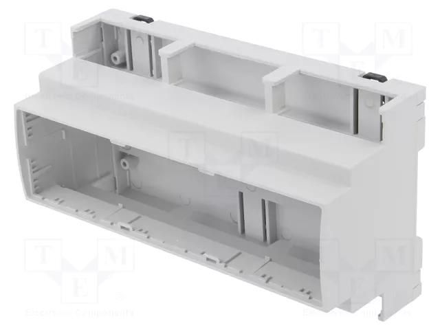 Enclosure: for DIN rail mounting; Y: 89mm; X: 159mm; Z: 65mm; ABS KRADEX ZD1009J-ABS-V0