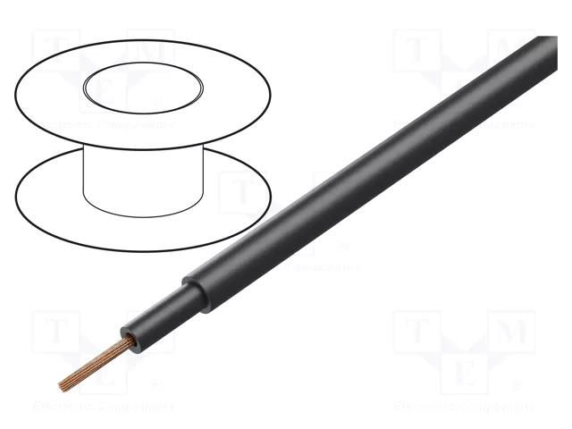 Wire; H07RN-F; 1x4mm2; round; stranded; Cu; rubber; black; 450V,750V LAPP H07RN-F-1X4