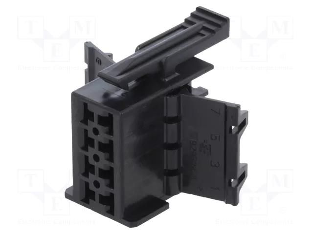 Connector: wire-wire; plug; female; PIN: 8; JPT; for cable; 2x4 TE Connectivity 929504-3