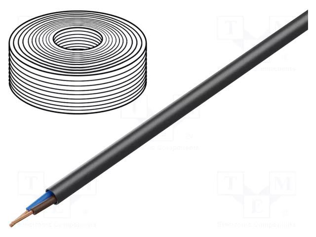 Wire; H07RN-F,TITANEX®; 2x1.5mm2; round; stranded; Cu; rubber HELUKABEL TITANEX2X1.5