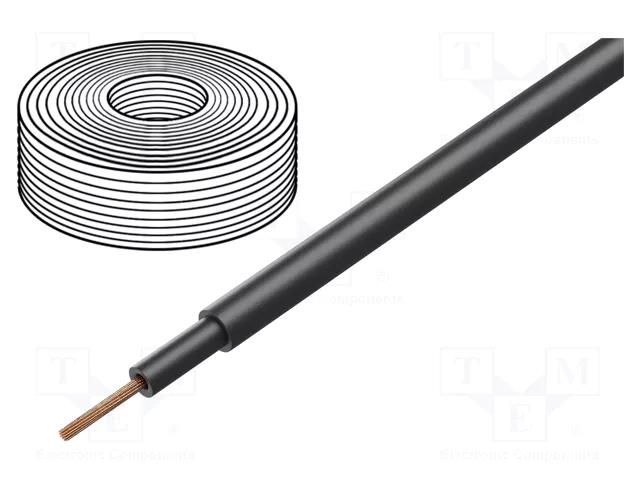 Wire; H07RN-F,TITANEX®; 1x95mm2; round; stranded; Cu; rubber; black HELUKABEL TITANEX-1X95
