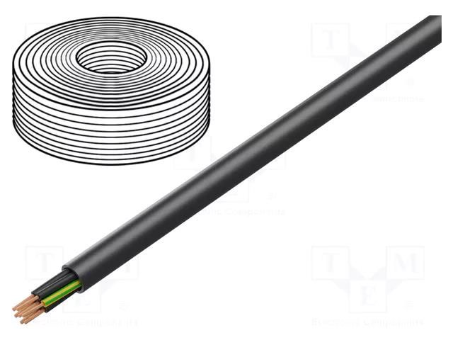 Wire; H07RN-F,TITANEX®; 7G1.5mm2; round; stranded; Cu; rubber HELUKABEL TITANEX7X1.5