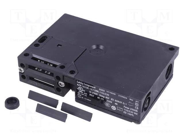 Safety switch: bolting; AZM 161; NC x4 + NO x2; IP67; plastic SCHMERSAL 101166282