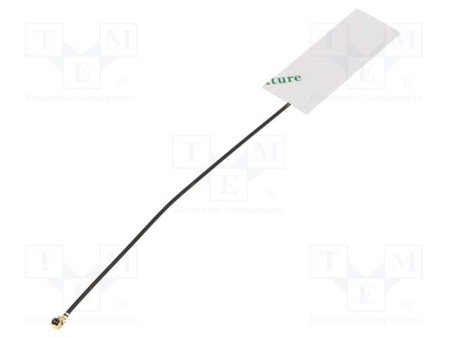 Antenna; GSM,LTE; linear; self-adhesive; 824÷960MHz,1.71÷2.17GHz MOLEX 212570-0100