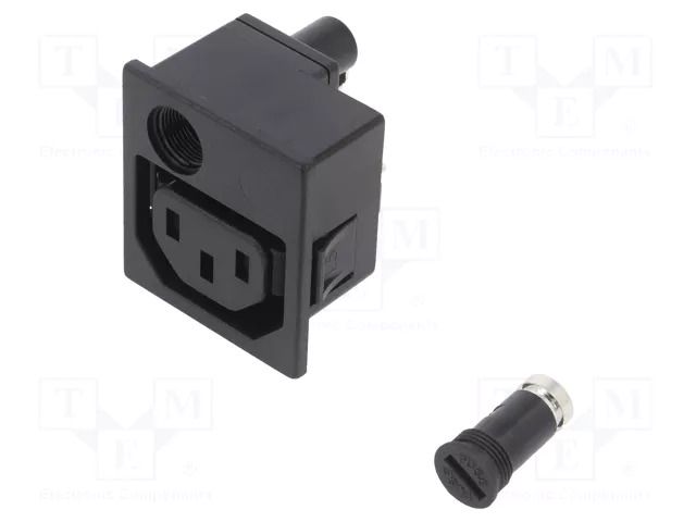 Connector: AC supply; socket; female; 10A; 250VAC; C13 (F) SCHURTER 4719.4310