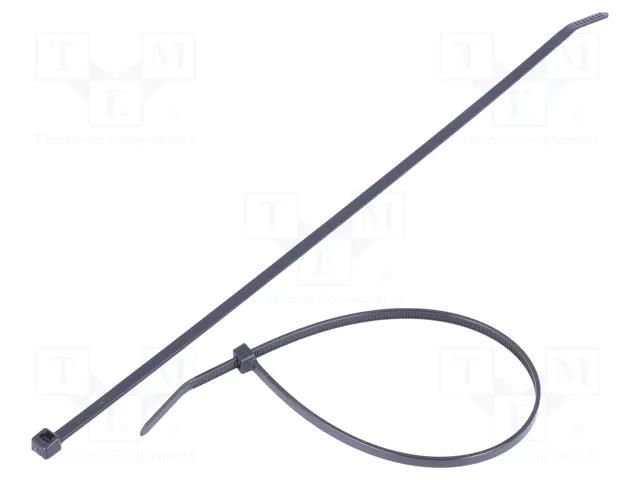 Cable tie; L: 246mm; W: 3.7mm; black; polyamide; 178N; Ømax: 64mm PANDUIT PLT2.5I-M20