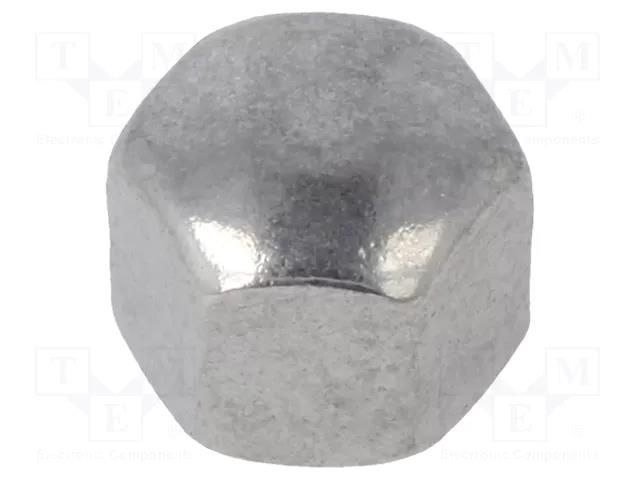 Nut; hexagonal; M5; 0.8; A2 stainless steel; 8mm; BN 13244; DIN 917 BOSSARD B5/BN13244