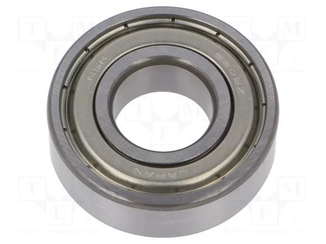 Bearing: ball; Øint: 15mm; Øout: 35mm; W: 11mm; bearing steel NSK NSK6202-ZZ-CM