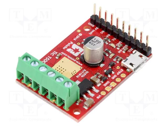 Stepper motor controller; MP6500; analog,I2C,PWM,RC,TTL,USB POLOLU POLOLU-3134