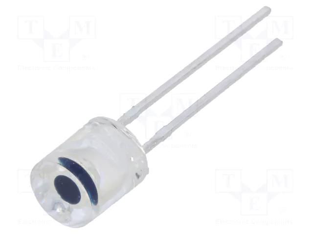 Phototransistor; THT; 50mW; 5mm; λp max: 520nm; 60V; λd: 400÷700nm Token PT-A6-AC-5-PN-520