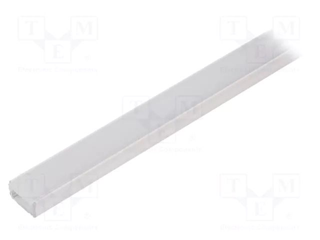 Profiles for LED modules; white; white; L: 1m; aluminium; surface FIX&FASTEN FIX-SU2-W-1M-SET