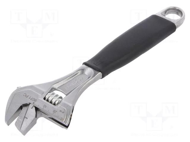 Wrench; adjustable; 208mm; Max jaw capacity: 28mm; ERGO® BAHCO SA.9071PC