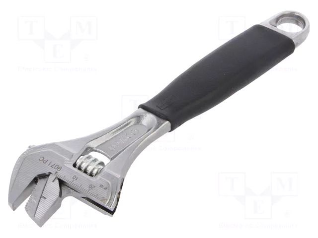 Wrench; adjustable; Jaw capacity: 28mm; Overall len: 208mm; ERGO® BAHCO SA.9071PC