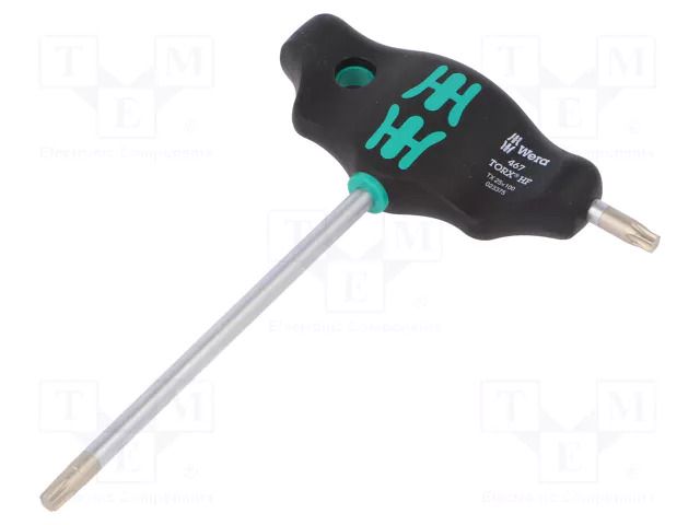 Screwdriver: standard; Torx®; TX25; with holding function; 400 WERA WERA.05023375001