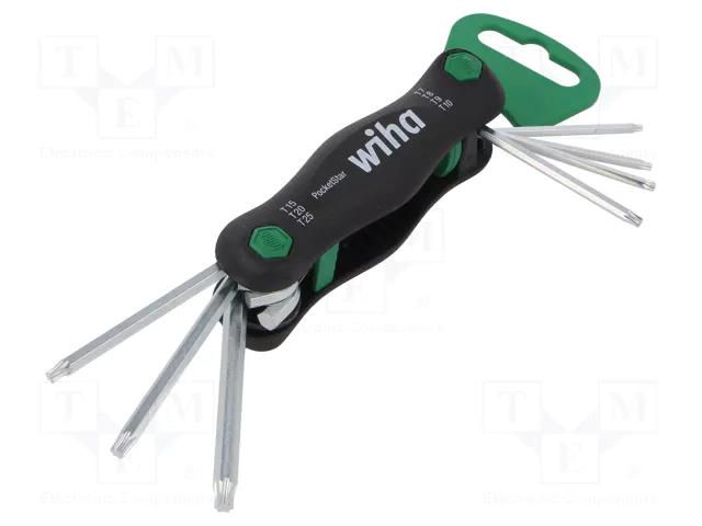Wrench-set; Torx®; TX7,TX8,TX9,TX10,TX15,TX20,TX25; 7pcs. WIHA WIHA.23053