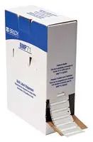 LABEL, HEAT SHRINK, 3.175MMX44.45MM, WHT BM-125-175-342