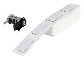 LABEL, THERMAL TRANSFER PRINTABLE, WHITE M6-173-593