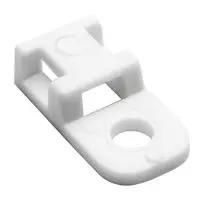 CABLE TIE MOUNT, SCREW/RIVET, 4.3MM, WHT CTAM110C2