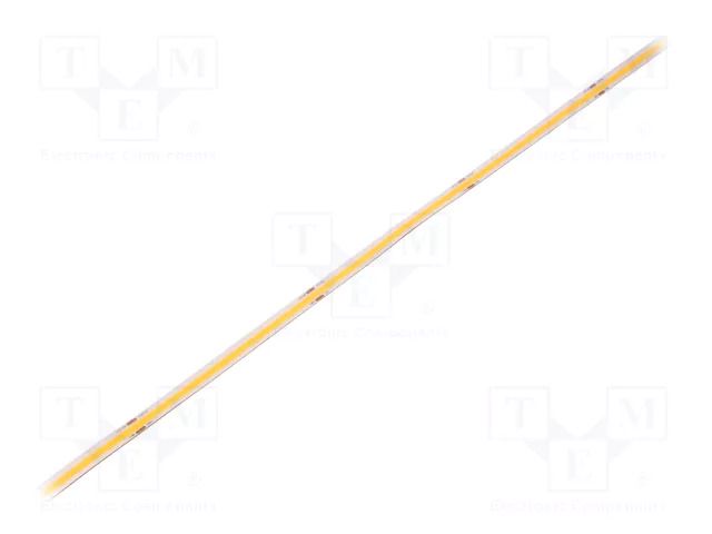 COB LED tape; white warm; LED/m: 320; 8mm; IP65; 8W/m; CRImin: 80 WISVA OPTOELECTRONICS HH-30KG-320GAA-COB