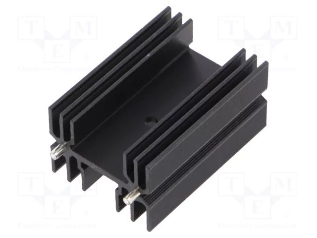 Heatsink: extruded; H; TO218,TO220,TOP3; black; L: 50mm; W: 35mm ALUTRONIC PR31/50/SE