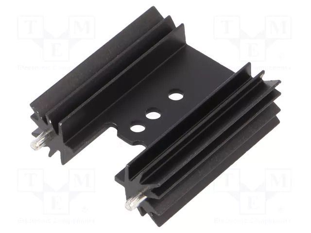 Heatsink: extruded; H; TO202,TO218,TO220,TOP3; black; L: 38.1mm ALUTRONIC PR32/38.1/SE