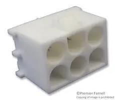 HEADER, VERTICAL, DUAL ROW, 6WAY, 6.35MM 350711-1