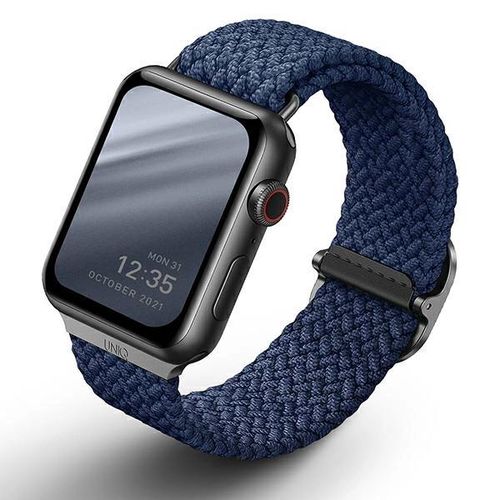 Uniq Aspen Braided strap for Apple Watch 1/2/3/4/5/6/7/8/SE/SE2 44/42/45 mm - blue, UNIQ 8886463676424 8886463676424