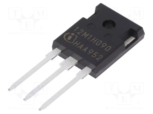 Transistor: N-MOSFET; SiC; unipolar; 1.2kV; 18A; Idm: 50A; 58W; TO247 INFINEON TECHNOLOGIES IMW120R090M1HXKSA1