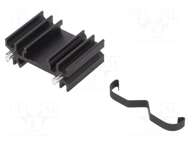 Heatsink: extruded; H; TO202,TO218,TO220,TOP3; black; L: 25mm ALUTRONIC PR28/25/MC