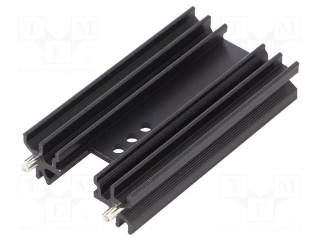 Heatsink: extruded; H; TO202,TO218,TO220,TOP3; black; L: 63mm ALUTRONIC PR28/63/SE