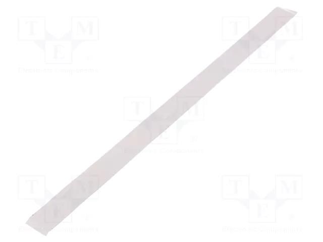 Tape: heat transfer; W: 15mm; L: 240mm; Thk: 1mm; 3W/mK; white; UL94 3M 3M-5590-15-240-1.0